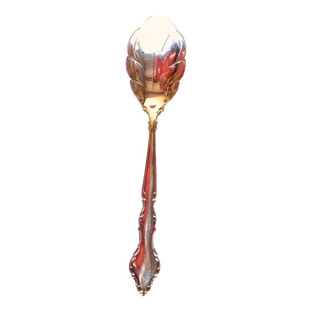 Vintage International Silver Silver Plated "Wakefield" Pattern Sugar Spoon For Sale