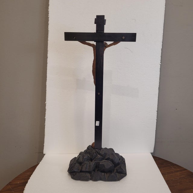 Christ Crucified Following Guglielmo Della Porta, 1800s, Wood For Sale - Image 5 of 18