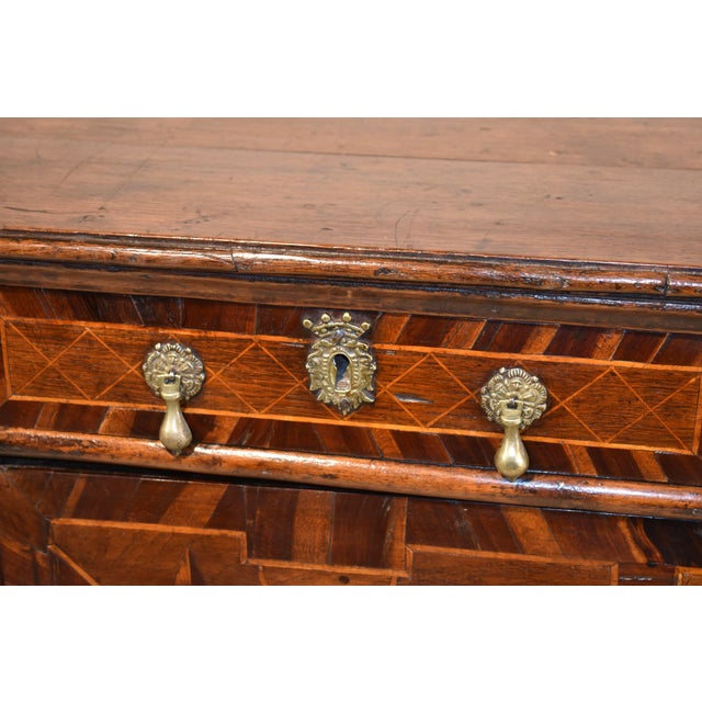 Period 17th Century Mahogany Chest of Drawers From England For Sale - Image 9 of 10