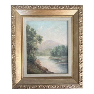 Early 20th Century C1933 Signed Original Landscape, Framed For Sale