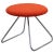 Metal Red Dennie Stool by Nanna Ditzel & Jørgen Ditzel For Sale - Image 7 of 7