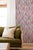 Pink Tassel Trellis Grasscloth Wallpaper by House Party | Patina Pink | 6 Yards For Sale - Image 8 of 9