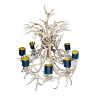 Early 20th Century Austrian Antler Chandelier For Sale
