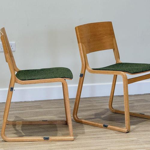Theo Chairs in Light Oak from Chorus, Set of 4 For Sale - Image 6 of 16