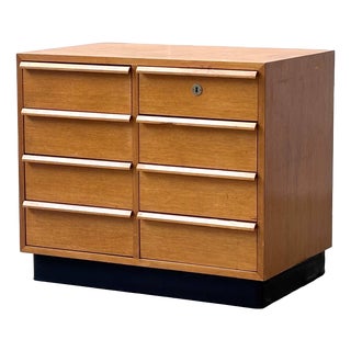 Mid-Century Beechwood Chest of Drawers, 1950s For Sale