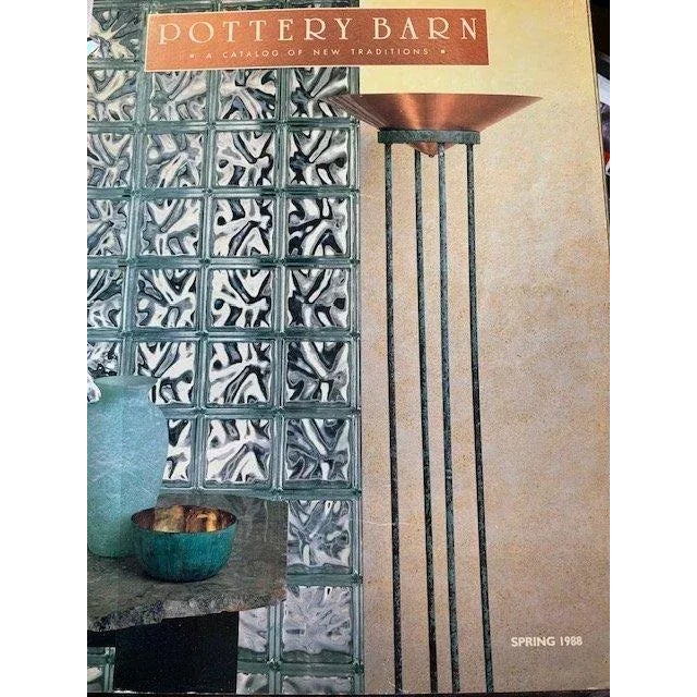 1980's Verdigris Copper Tube Torchiere Floor Lamps by Jim Bindman for Rainbow Lamp - A Pair For Sale - Image 10 of 10