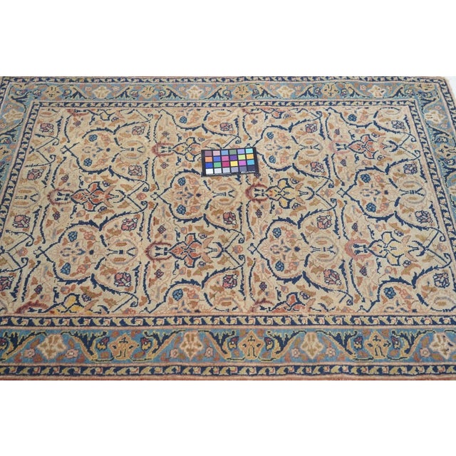 Antique Afshar Rug 3'5'' x 4'6'' For Sale - Image 9 of 10