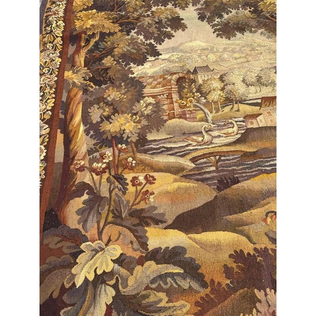 Antique French Aubusson Tapestry, 1890s For Sale - Image 14 of 18