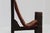 Vintage Brutalist Tripod Leather and Wood Chair, 1970s For Sale - Image 6 of 10