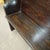 Antique Oak English Church Pew Bench With Low Carved Arms For Sale - Image 10 of 13