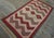 Awesome Ivory Background Color and Tribal Geometric Design Antique American Navajo Flatweave Rug For Sale - Image 4 of 18