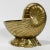 Mid 20th Century Vintage Brass Nautilus Shell Cachepot Planter For Sale - Image 5 of 9