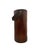 Wood Early 20th Century Carryall Bucket Umbrella Stand Wood Covered With Leather Decorative English Royal Crest For Sale - Image 7 of 10