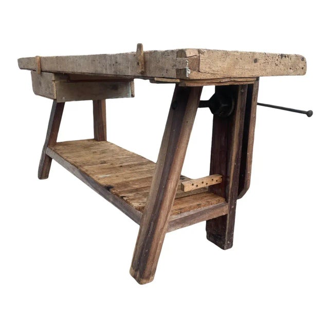 Antique Violin Maker's Workbench For Sale - Image 10 of 18