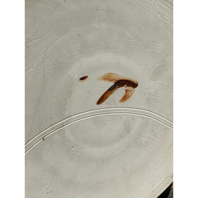 Vintage Original Studio Pottery Appetizer Plate For Sale - Image 9 of 12