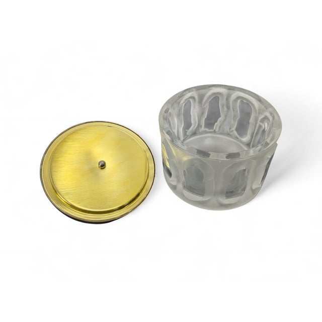 Vintage Crystal Ice Bucket, 1980s For Sale - Image 3 of 8