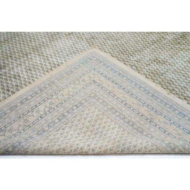 1950s Vintage Saraband Rug 9'11'' X 12'2'' For Sale - Image 5 of 12