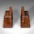 English 1930s Pair of Vintage English Oak Decorative Bookends For Sale - Image 3 of 9