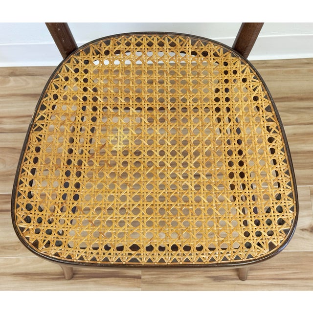 Vintage Chiavari Style Caned Seat Wood Chair For Sale - Image 11 of 12