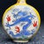 Vintage Chinese Cloisonné Enamel Snuff Bottle With Blue Dragon Motif For Sale - Image 9 of 9