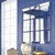 Wood Grid Mirror For Sale - Image 7 of 10