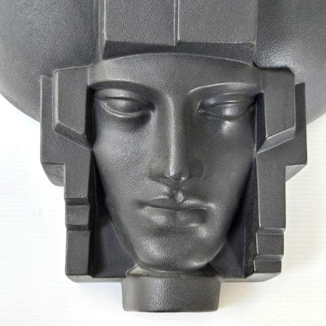 Vintage Face Wall Light from Saint Clément, 1980s For Sale - Image 9 of 11
