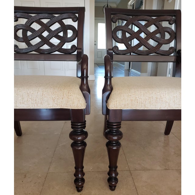 Pair of Tommy Bahama Royal Kahala Molokai Arm Chairs by Lexington Furniture For Sale - Image 13 of 16