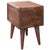 Bayshore Mid Century Side Table - Mocha Brown For Sale In Chicago - Image 6 of 8
