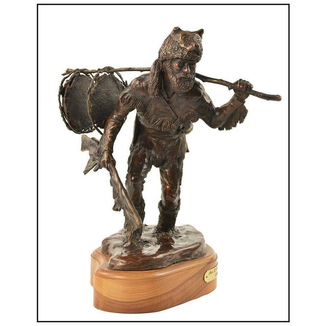 Realism Late 20th Century Man of the Mountain, Gerry Metz For Sale - Image 3 of 7