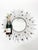 Vintage Round Mirror with Iron Rod, France, 1980s For Sale - Image 4 of 16
