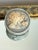 Victorian Vintage Neo Classical/Victorian Revival Estée Lauder Blue Cameo Twin Sisters Solid Perfume Compact For Sale - Image 3 of 16