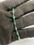 Elegant 18k Gold Emerald 3.22ct & Diamond 0.39ct Bracelet, New For Sale - Image 9 of 10