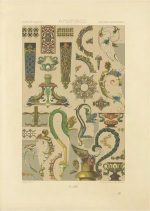 F. Darin, LXII of L’Ornement Polychrome, 1869, Paper