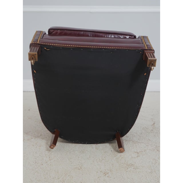 Hancock & Moore Tufted Chair & Ottoman For Sale - Image 12 of 18