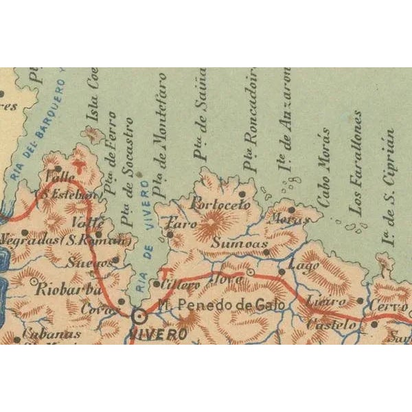 Map of Galicias Ancient Roman Walled City For Sale - Image 4 of 6