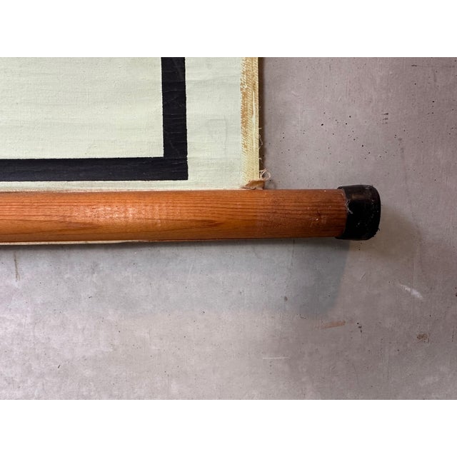 Vintage Linen School Map, 1960s For Sale - Image 6 of 11