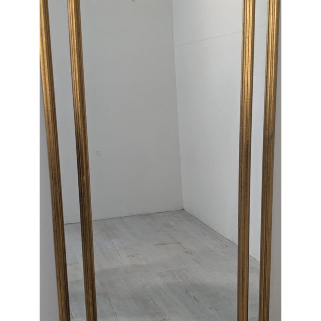 Large Vintage Mirror in Gilded Decorative Frame, 1965 | Chairish