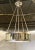 Metal Modern Antiqued Mirror Pendant Light For Sale - Image 7 of 7