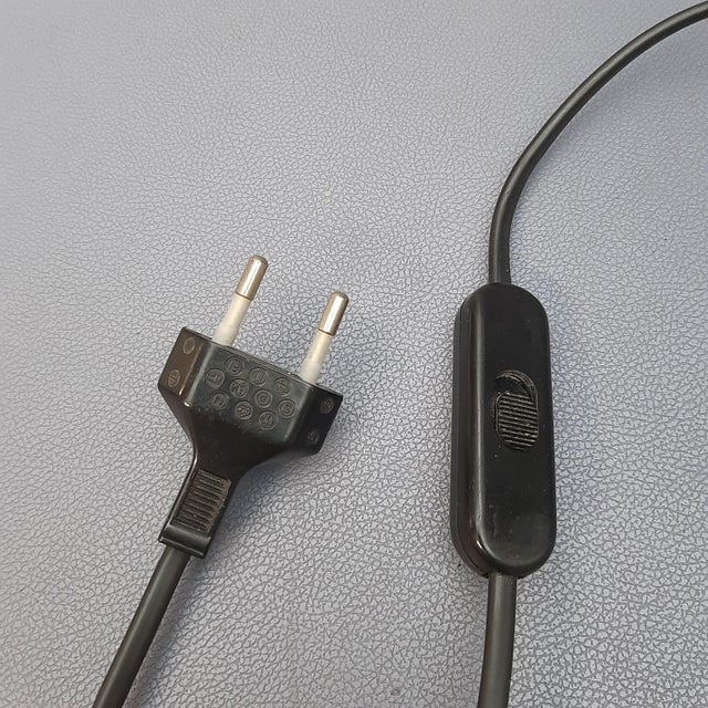 Purple Ceramic Table Lamp with Floral Fabric Lampshade, 1960s For Sale - Image 13 of 15