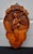 Chinese Vintage Chinese Hand Carved Wood Wall Plaque High Relief Asian Woman Flower Art For Sale - Image 3 of 13