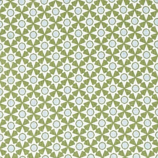 Schumacher Serendipity Fabric in Green For Sale