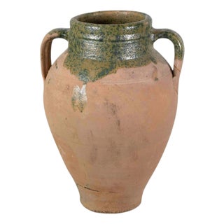 Turkish 20th Century Green-Glaze Water Pot For Sale