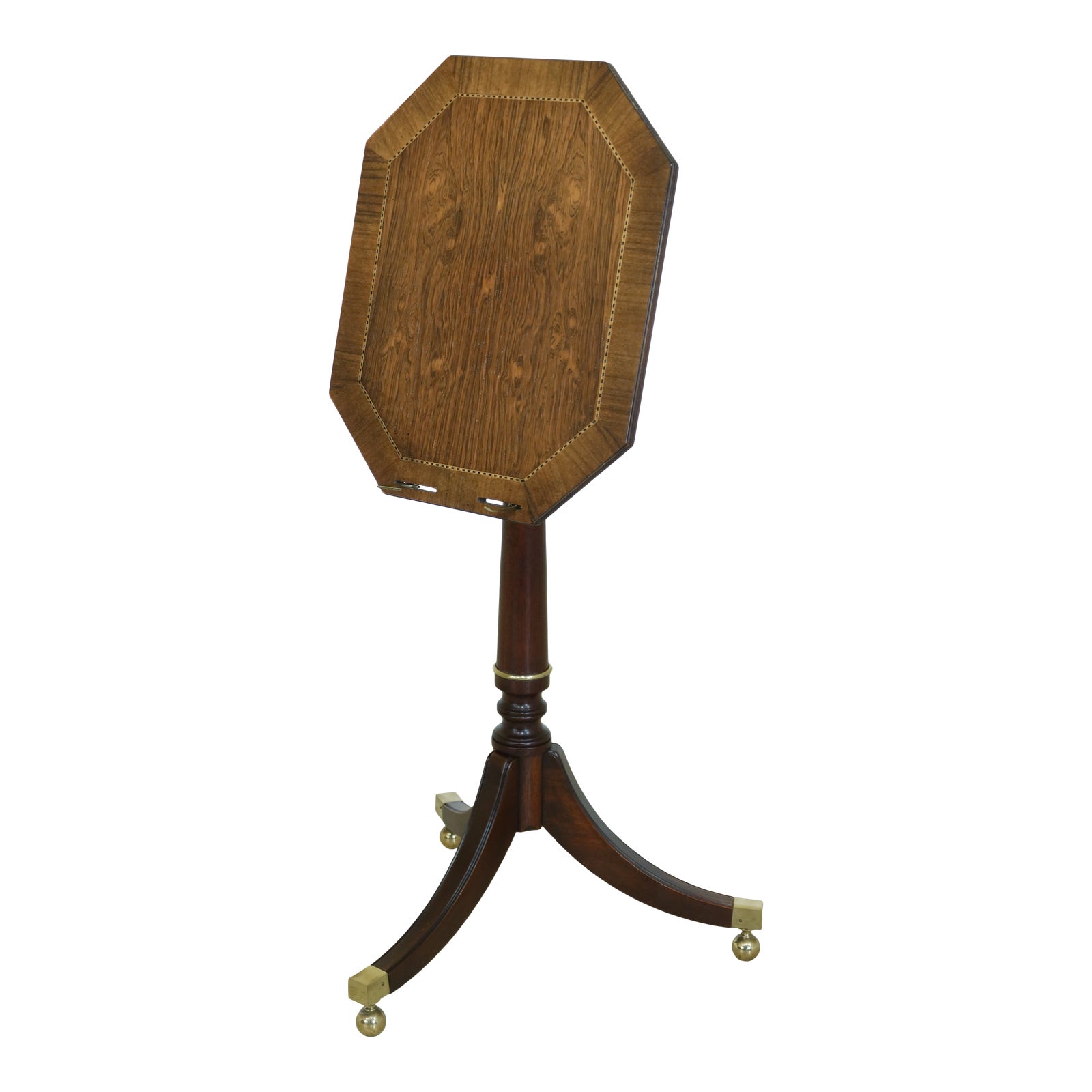 Baker Rosewood Tilt Top Pedestal Book Stand Chairish