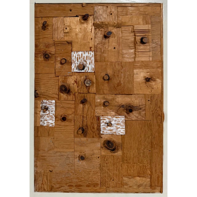 Gordon Powell, Painted Wood Assemblage Abstract Art Sculpture Painting Gordon Powell Modernist For Sale - Image 9 of 18