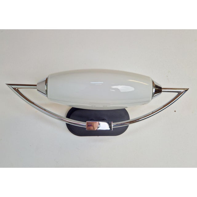 Vintage Bolero Wall Lamp in White Glass by Dieter Sieger for Peill & Putzler, Germany, 1970s For Sale - Image 13 of 13