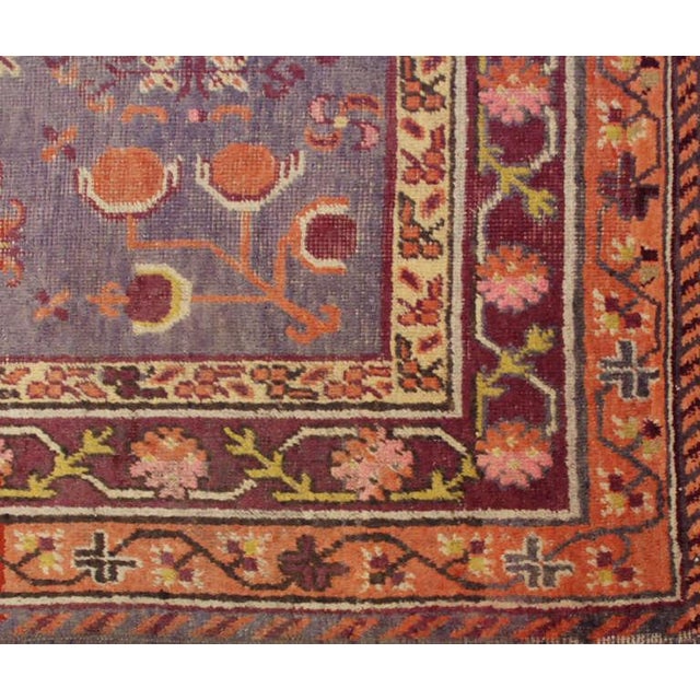 1920s Antique Khotan Rug For Sale - Image 5 of 5