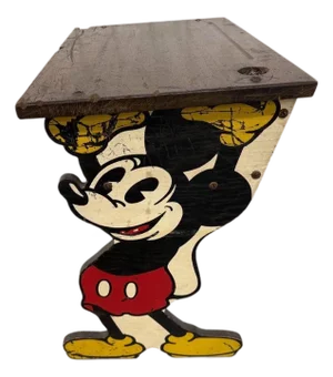 Antique Kroehler Manufacturing Disney Mickey & Minnie School Desk