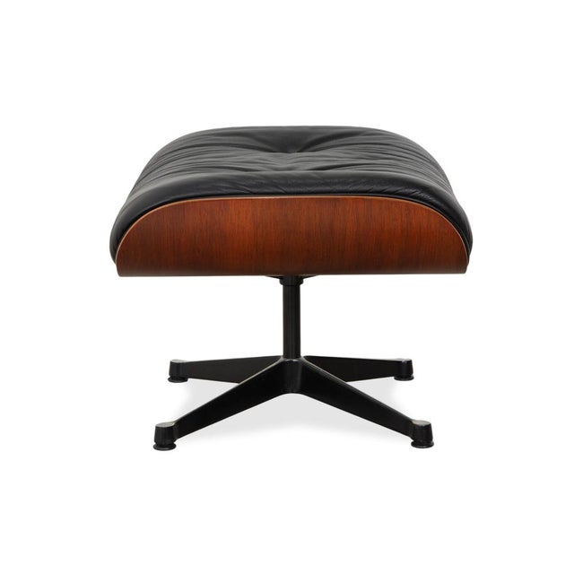 Ottoman in Leather by Charles & Ray Eames for Vitra For Sale - Image 9 of 12