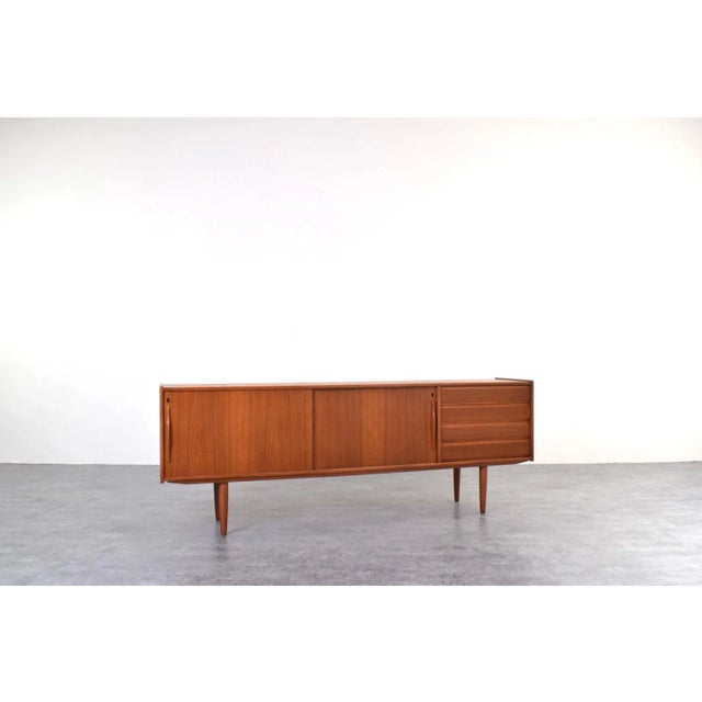 Mid-Century Danish Teak Sideboard, 1960s For Sale - Image 4 of 18
