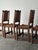 Wood Early 20th Century French Carved Oak Rush Seat Dining Chairs, Set of 8 For Sale - Image 7 of 18
